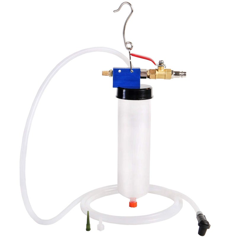 YSTOOL أداة سحب الهواء لسوائل الفرامل والدبرياج - مجموعة أدوات لتغيير زيت الفرامل وزيت الدبرياج وزيت التوجيه المعزز وزيت المحرك للاستخدام في السيارات والشاحنات والدراجات النارية - Image 1